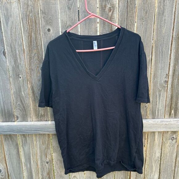Men’s American Apparel tshirt short sleeve v-neck size xl - Picture 1 of 7